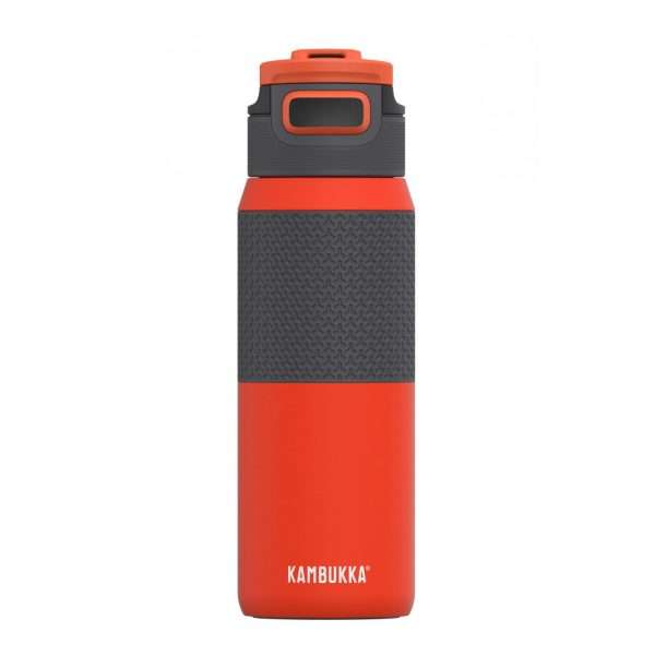 KAMBUKKA ELTON Insulated, Stainless Steel Double Wall Drinking bottle, BPA-free Rusty