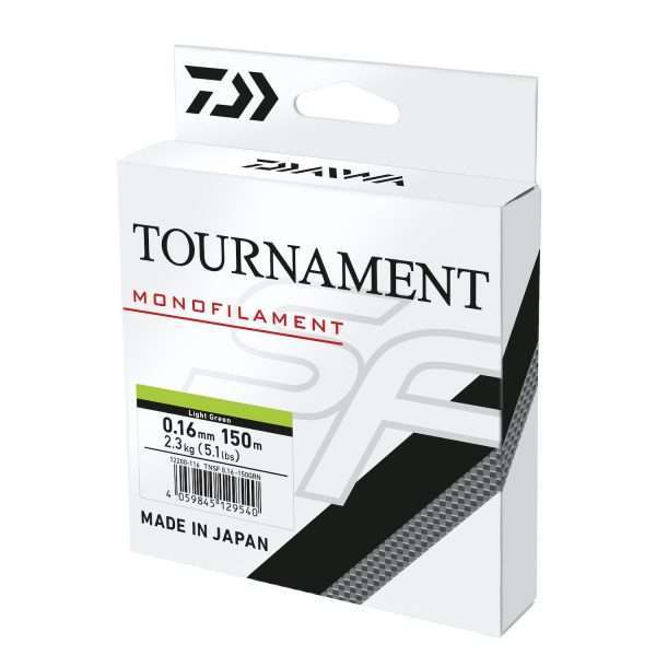 DAIWA Tournament SF, 150m, green, Monofilament Fishing Line 0.33mm / 9kg
