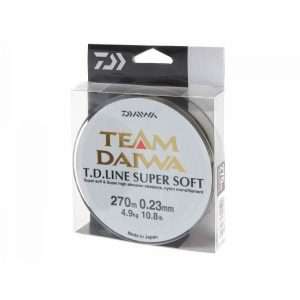 Team Daiwa TD Super Soft, Fishing line monofilament, 135m, Made in Japan, moos green