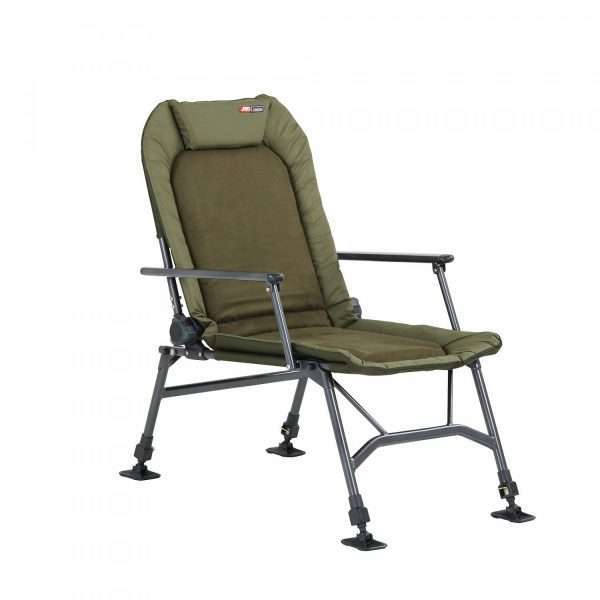 JRC Cocoon 2 Relaxa Recliner, Fishing Chair with Armrests, 54x53x97cm, green, 1404450