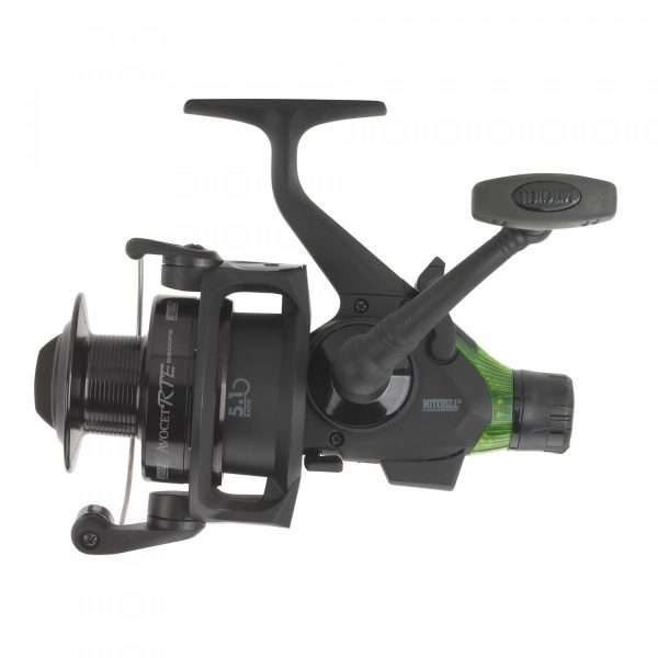 MITCHELL Avocet FS RTE Black Edition, 6500, left and right hand, Free Spool Reel, Front Drag, integrated Bite Indicator Bite indicator color: green