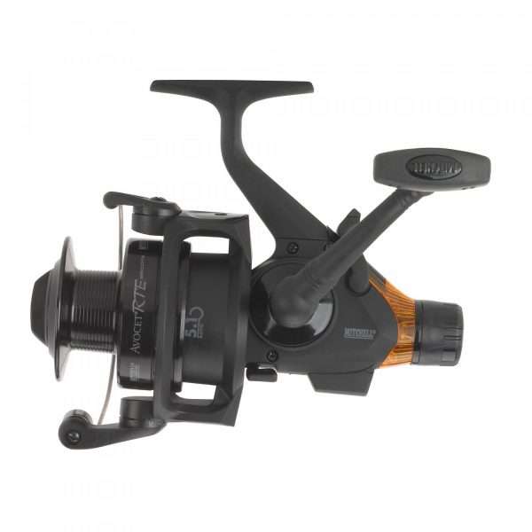 MITCHELL Avocet FS RTE Black Edition, 6500, left and right hand, Free Spool Reel, Front Drag, integrated Bite Indicator Bite indicator color: orange
