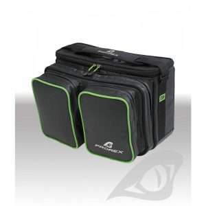 Daiwa Prorex Shoulder Bag, 39x25x26cm, black-green, water repellent