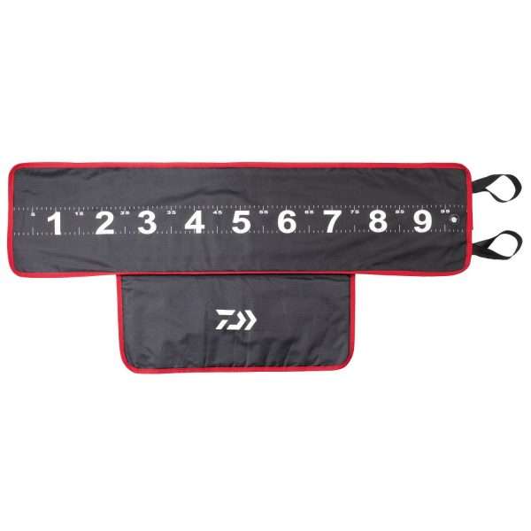 DAIWA Roller tape measure and unhooking mat, 100cm, black-red, 15809-811
