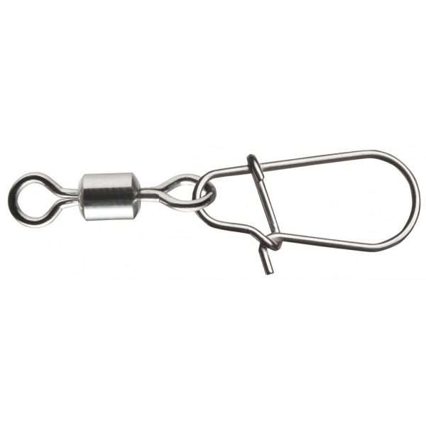 Daiwa Tournament D-Snap Swivel D, 7 pc, Snap link with swivel