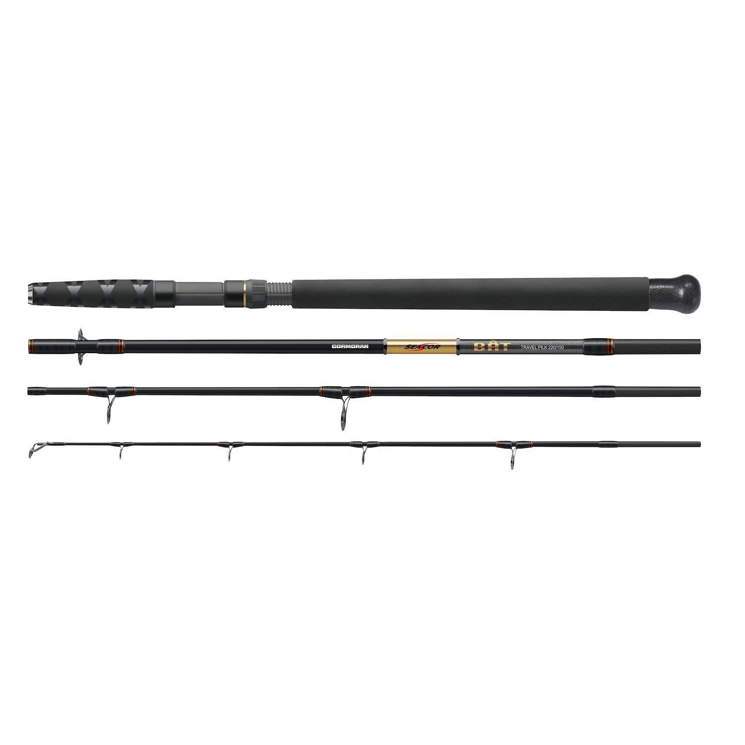 Canne à Pêche Cormoran Seacor Puissance Pilk 2,10m 100-250g (Neuf, 2 Brins)