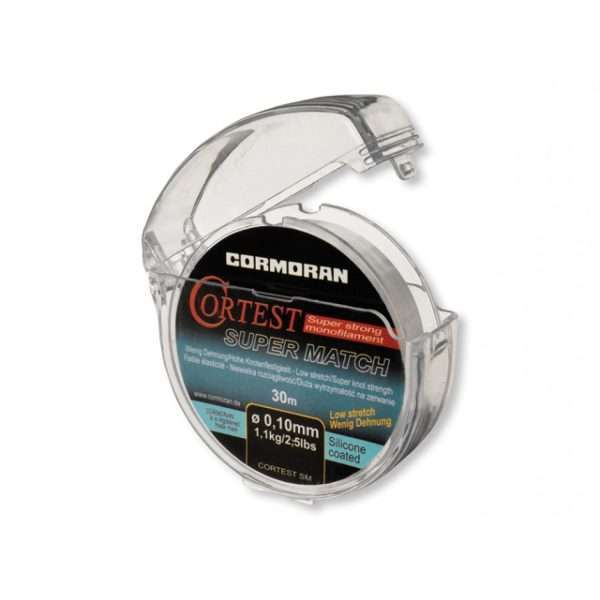 Cormoran Cortest Super Match, transparent 30m - Leader line 0,22mm, 4,8kg / 11lbs