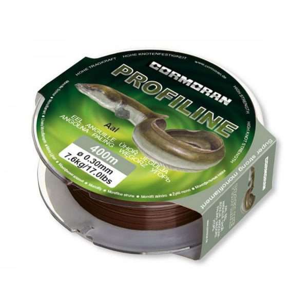 CORMORAN Profiline, brown, Eel, Zielfisch-Monofilschnur 300m / 0.4mm / 12.9kg