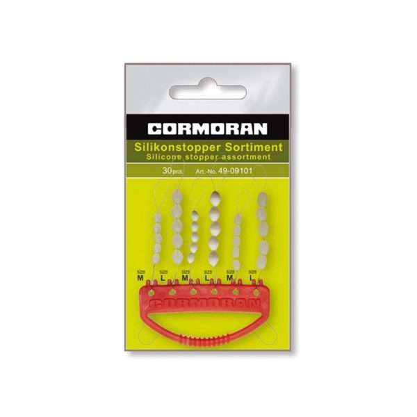 CORMORAN Silicone stopper assortment, transparent-white, 49-09101