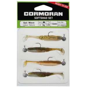 CORMORAN WAVE, Softshad Set Ready to Fish Color: nature S