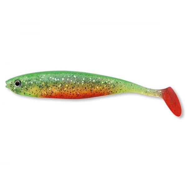 CORMORAN Action Fin Shad, Softshad 13cm / green tiger