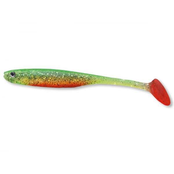 CORMORAN Crazy Fin Shad, Softshad 13cm / green tiger