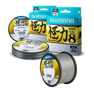 Shimano Kairiki SX8, 2700m, Steel Grey, 8x braided Fishing line 0.33mm, 34.0kg, 2700m, Steel Grey