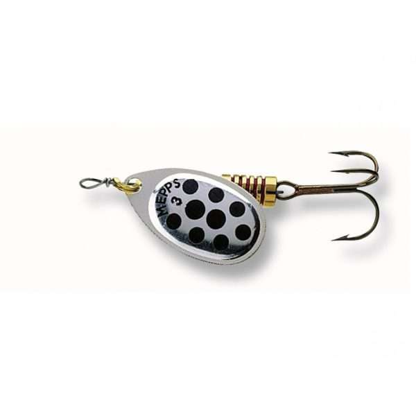 Spinner - Mepps Aglia silver-black Sz.2 - 4,50g