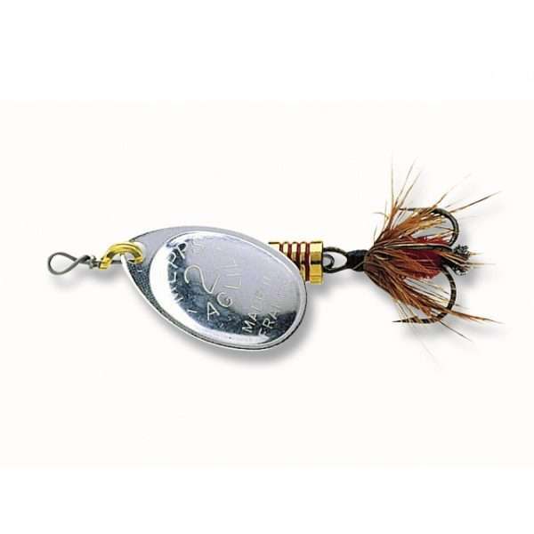 Spinner - Mepps Aglia with fly silver Sz.2 - 4,50g