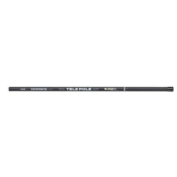 DAM Composite Carbon Tele Pole, Fiberglass Carbon telescopic pole rod 3,00 m / 3 teilig