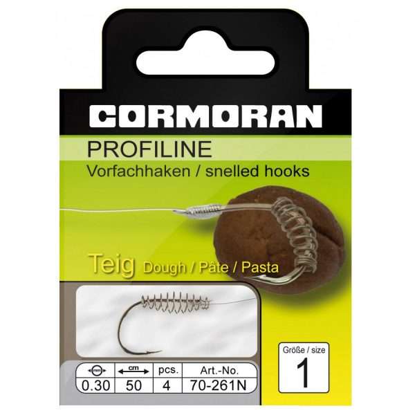 CORMORAN PROFILINE Teighaken, Leader hook - model 261N Hook size: 2