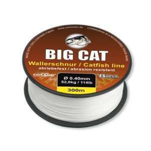 CORMORAN BIG CAT 8-BRAID CATFISH LINE, white, Micro Coramid® Catfish cord 300m / 0.4mm / 52kg