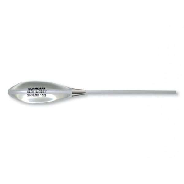 CORMORAN BIG TROUT, Sbirolino, transparent, sinking Weight: 20 g