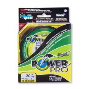 Power Pro Classic 135m, yellow - braided fishing line 0,32mm, 24kg / 53lbs