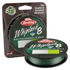 BERKLEY Whiplash Carrier 8, moss green, braided fishing line 0.06mm / 10.7kg / 23.59lbs