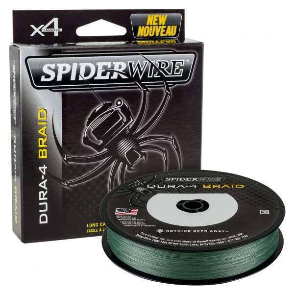 SPIDERWIRE Dura, 150m, moss green, braided fishing line 0.12mm / 10.5kg / 23.15lbs