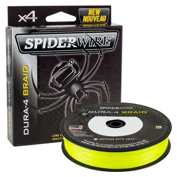 SPIDERWIRE Dura, 300m, yellow, braided fishing line 0.14mm / 11.8kg / 26.01lbs