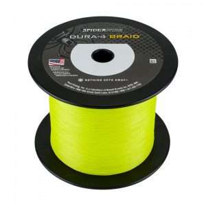 SPIDERWIRE Dura, 1800m, 0,17mm, 15 – 33,07lbs, yellow, braided fishing line, 1450425