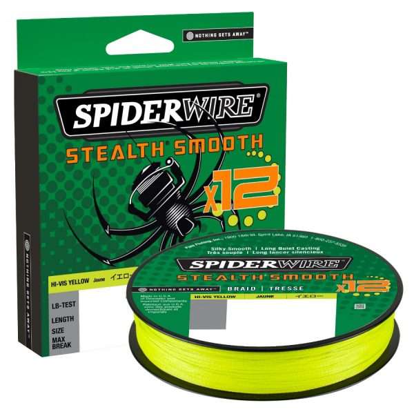 SPIDERWIRE SpiderWire Stealth, 150m, yellow, braided fishing line 0.05mm / 5.4kg / 11.9lbs