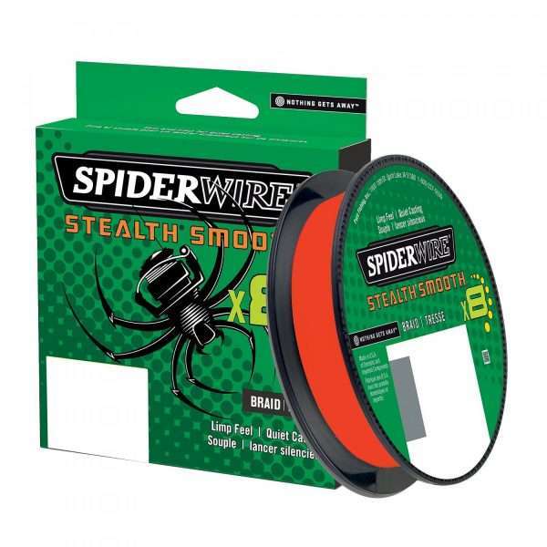 SPIDERWIRE Spiderwire Stealth Smooth, 150m, red, braided fishing line 0.15mm / 16.5kg / 36.38lbs