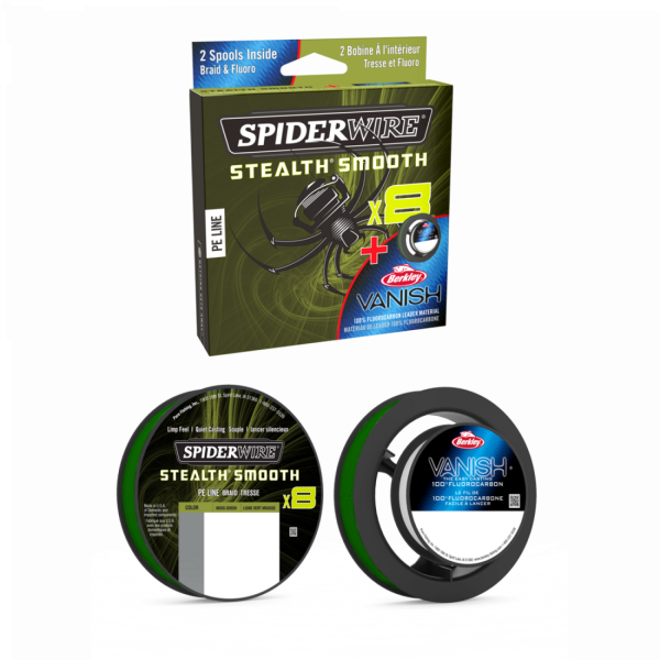 SPIDERWIRE SpiderWire DUO Spool, 150m, moss green, braided fishing line 0.09mm / 4.5kg / 9.92lbs