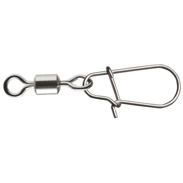 Daiwa Tournament D-Snap Swivel D, 7 pc, Snap link with swivel