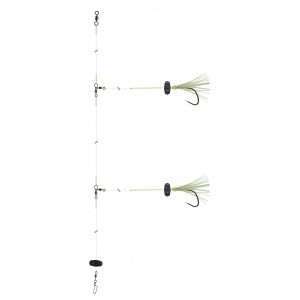 DAIWA Grandwave Wolffish Rattlin Rig, for Angling, 150cm, black-green, 16517-260