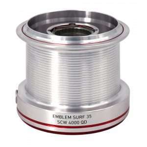 DAIWA Replacement Spools for Emblem Surf 35 SCW QD fishing reels, 4000, Front Drag, 19158-650