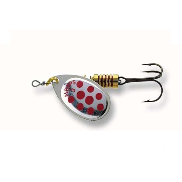 Spinner - Mepps Aglia silver-red Sz.3 - 6,50g