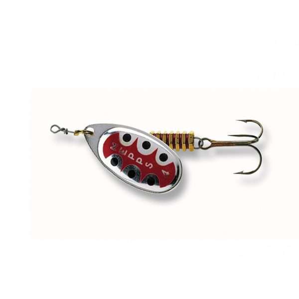 Spinner - Mepps Aglia TW silver-red Sz.4 - 8,00g