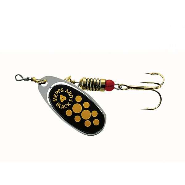 Spinner - Mepps Black Fury silver Sz.0 - 2,00g