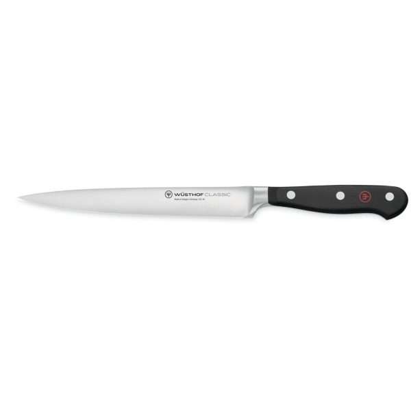 WÜSTHOF Classic, Ham - Meat knife, Clear view box Blade length: 18 cm