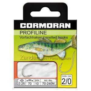 CORMORAN PROFILINE Zanderhaken, Leader hook – model 240N Hook size: 2