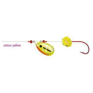 Cormoran Big Trout Trolling rig, yellow, 200cm, Sz. 10, DM 0.2mm, 2 pcs