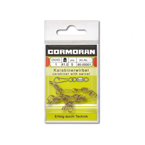 CORMORAN CORTEST swivel with safety carabiner 12