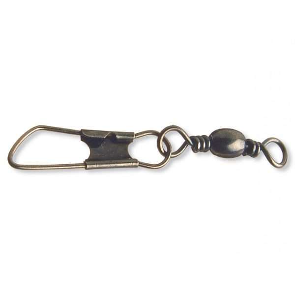 CORMORAN POWER swivel with Easy Snap" burnished, silver" Size: 8