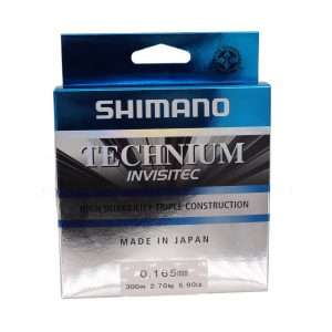 Shimano Technium Invisitec, 300m, Low visible grey, monofilament fishing line